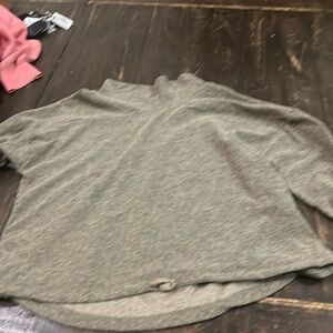 Long sleeve turtleneck crop top